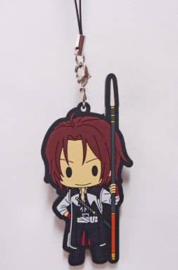 Sanosuke Harada Hakuouki: Demon of the Fleeting Blossom Warrior Spirit of the Blue Sky Rubber Strap Collection Key Chain [USED]