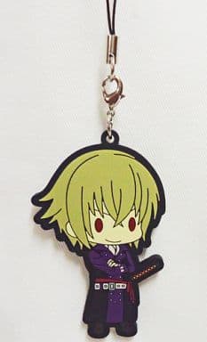 Chikage Kazama Hakuouki: Demon of the Fleeting Blossom Warrior Spirit of the Blue Sky Rubber Strap Collection Key Chain [USED]