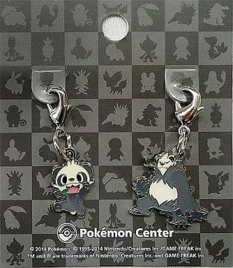 Pancham Pangoro Pokemon National Pokedex Metal Charm Pokemon Center Limited Set of 2 Charm [USED]