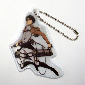 Levi 3D Maneuver Ver. Attack on Titan Reflector Key Chain 7-Eleven Limited Campaign Goods Key Chain [USED]