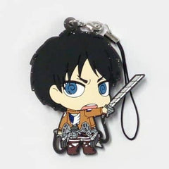 Ellen Yeager Attack on Titan Trading Rubber Strap Key Chain [USED]