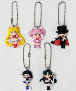 Super Sailor Moon, etc. Sailor Moon Sailor Moon Swing 003 All 5 Types Set Key Chain [USED]
