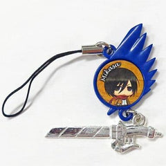 Mikasa Ackerman Blade Attack on Titan Silver Charm Collection Charm [USED]