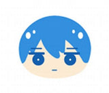 Haruka Nanase Closed Mouth Free! Omanjuu Niginigi Mascot Key Ring [USED]