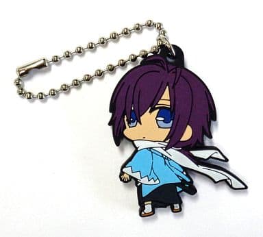 Hajime Saito Hakuouki Rubber Mascot 3 Unit Uniform Ver. Key Chain [USED]