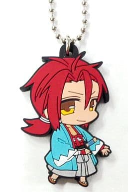 Sanosuke Harada Hakuouki Rubber Mascot 3 Unit Uniform Ver. Key Chain [USED]