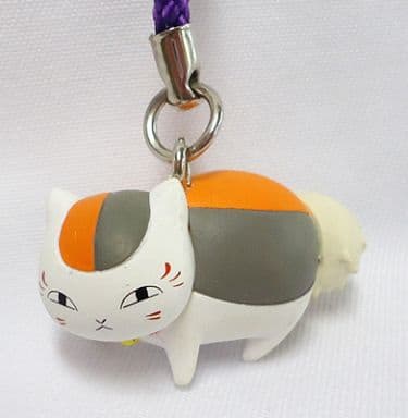 Nyanko-sensei Is Something Wrong? Natsume's Book of Friends Nyanko-sensei Tsurezure Netsuke Strap Part4 Key Chain [USED]