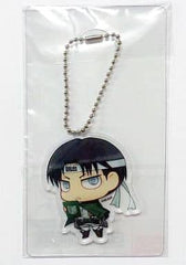 Levi K Attack on Titan Acrylic Key Chain Real Escape Game: Aru Jousai Toshi kara no Dasshutsu Limited Key Chain [USED]