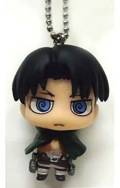 Levi Salute Ver. Attack on Titan Chimi Chara Mascot 003 Key Chain [USED]