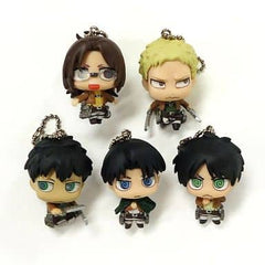 Hange Zoe, etc. Attack on Titan Chimi Chara Mascot 003 All 5 Types Set Mascot [USED]