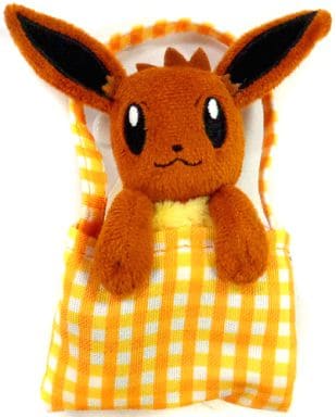 Eevee Pokemon Pyokkori Mascot Pokemon Center Limited Key Chain [USED]