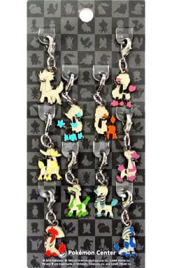 Furfrou, etc. Pokemon National Pokedex Metal Charm Pokemon Center Limited Set of 10 Charm [USED]