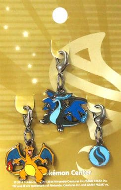 Mega Charizard X Pokemon Metal Charm Pokemon Center Limited Charm [USED]
