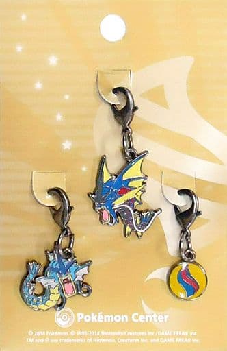 Mega Gyarados Pokemon Metal Charm Pokemon Center Limited Charm [USED]