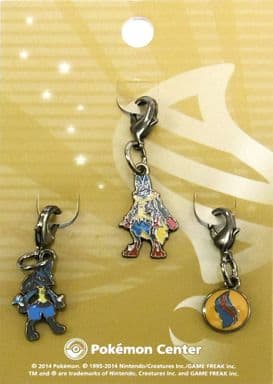 Mega Lucario Pokemon Metal Charm Pokemon Center Limited Charm [USED]