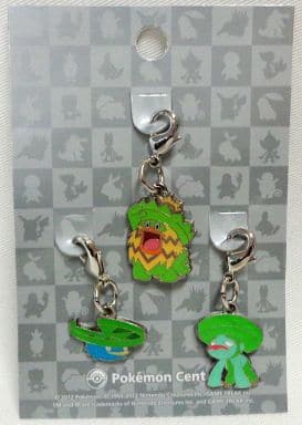 Lotad Lombre Ludicolo Pokemon National Pokedex Metal Charm Pokemon Center Limited Set of 3 Charm [USED]