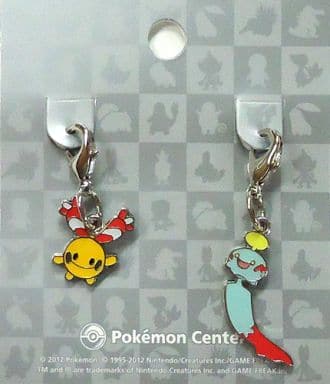 Chingling Chimecho Pokemon National Pokedex Metal Charm Pokemon Center Limited Set of 2 Charm [USED]