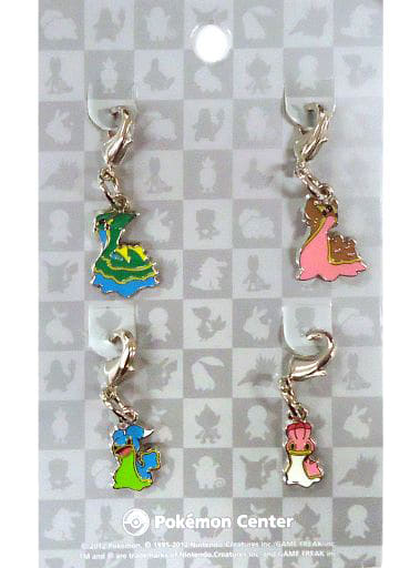 Shellos Gastrodon East Sea & West Sea Pokemon National Pokedex Metal Charm Pokemon Center Limited Set of 4 Charm [USED]