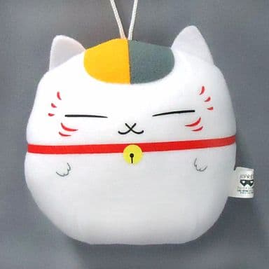 Nyanko-sensei Eyes Closed Natsume's Book of Friends Marukorin Plush Toy It's not That I'm Fat. Mascot [USED]