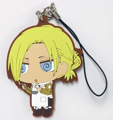 Annie Leonhart Attack on Titan Ichiban Kuji Fly! Survey Corps!! Chimi Chara Rubber Strap 2 Prize I Key Chain [USED]