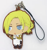 Annie Leonhart Attack on Titan Ichiban Kuji Fly! Survey Corps!! Chimi Chara Rubber Strap 2 Prize I Key Chain [USED]