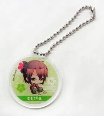 Soshi Okita Civilian Clothes Sitting Ver. 2 Hakuouki Acrylic Key Chain Collection Key Chain [USED]
