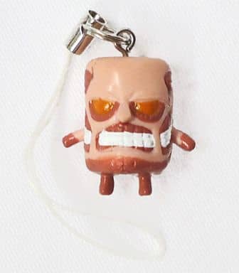 Colossal Titan Attack on Titan X Puccho World Original Figure Strap Key Chain [USED]