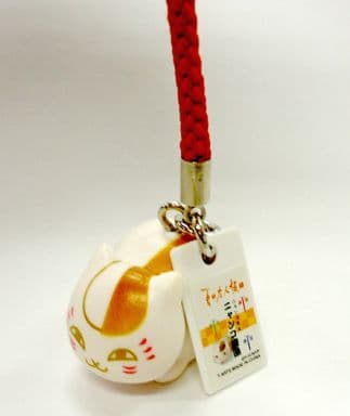 Nyanko Manju Natsume's Book of Friends Nyanko-sensei Japanese Sweets Mascot Key Chain [USED]