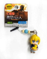 Armin Arlert With Earphone Jack Attack on Titan Beaded Strap Hot Spring Limited Key Chain [USED]