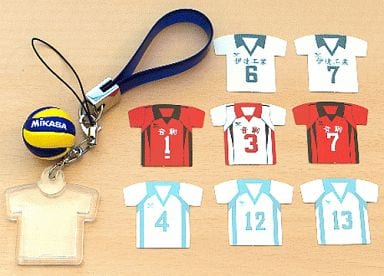 Other School Set Mikasa x Haikyuu Ball Strap Set Key Chain [USED]