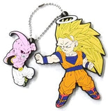 Evil Buu Son Goku Super Saiyan 3 Dragon Ball Ichiban Kuji Thank You! 30th!! Super Saiyan Great Gathering Rubber Key Chain Prize H Key Ring [USED]