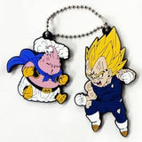 Evil Buu Vegeta Dragon Ball Ichiban Kuji Thank You! 30th!! Super Saiyan Great Gathering Rubber Key Chain Prize H Key Ring [USED]