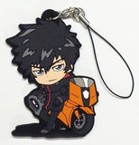 Shinya Kougami Bike Suit Ver. Psycho-Pass Anichara Heroes Rubber Charm animate Limited Box First Purchase Bonus Key Chain [USED]