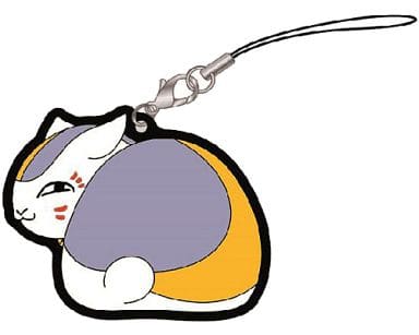 Nyanko-sensei Furimuki Ver. B Natsume's Book of Friends Rubber Charm Key Chain [USED]