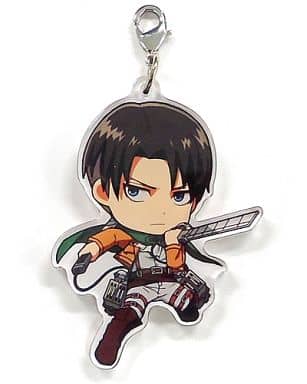 Levi Attack on Titan Ichiban Kuji March to Freedom Acrylic Plate Charms Prize L Charm [USED]