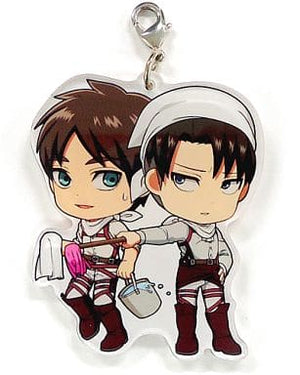 Ellen Levi Attack on Titan Ichiban Kuji March to Freedom Acrylic Plate Charms Prize L Charm [USED]