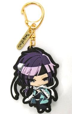 Hajime Saito Hakuouki Double-Sided Character Rubber Key Chain Kyoto Limited Key Chain [USED]