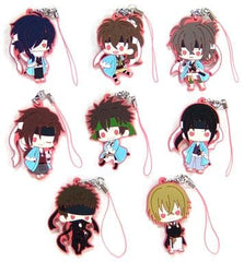 Toshizo Hijikata, etc. Hakuouki Movie Rubber Strap Collection All 8 Types Set Key Chain [USED]