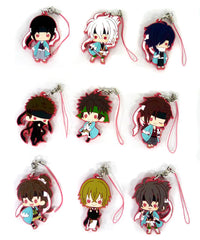 Toshizo Hijikata, etc. Hakuouki Movie Rubber Strap Collection Kotobukiya Shop Limited All 8 Types Set & Box Purchase Privilege Key Chain [USED]