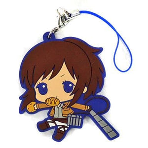 Sasha Blouse Attack on Titan Capsule Rubber Mascot Key Chain [USED]