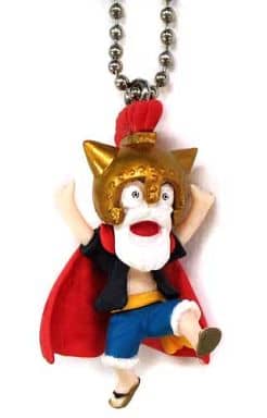 Lucy Luffy One Piece Cho Bikkuri Swing Key Chain [USED]
