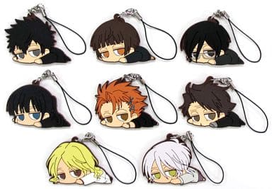 Shinya Kougami, etc. Psycho-Pass Darun Rubber Strap Collection All 8 Types Set Key Chain [USED]