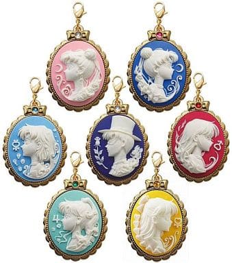 Princess Serenity, etc. Sailor Moon Cameo Charm All 7 Types Set Charm [USED]