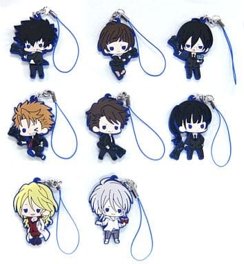 Shinya Kougami, etc. Psycho-Pass es Series nino Rubber Strap Collection All 8 Types Set Key Chain [USED]