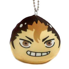 Yu Nishinoya Haikyu!! Omanjuu Niginigi Mascot Key Ring [USED]