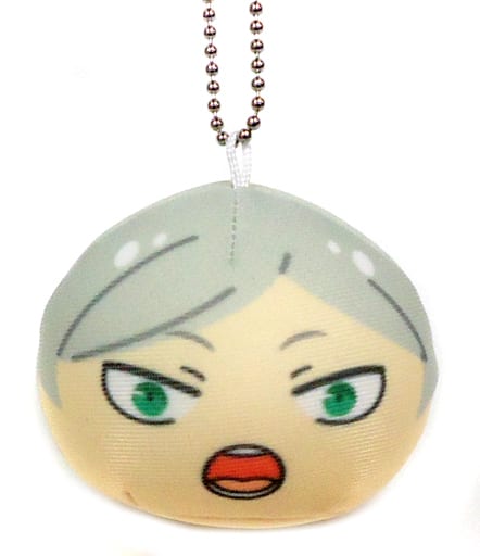 Lev Haiba Open Mouth Haikyu!! Omanjuu Niginigi Mascot Mascot Jump Shop Limited Box Purchase Privilege Key Chain [USED]