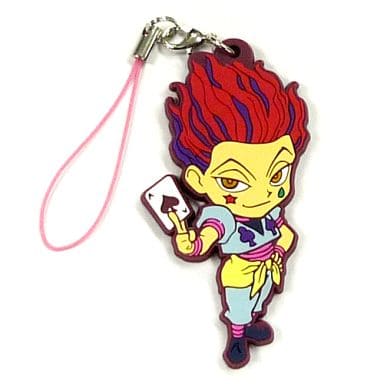 Hisoka Playing Cards Hunter x Hunter Lottery Phantom Troupe Ver. Rubber Charm Prize F Key Chain [USED]