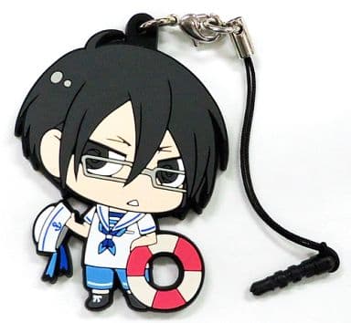 Nobuchika Ginoza Psycho-Pass Chimi Chara Psycho-Pass Rubber Charm Summer Vacation Ver. C86 Limited Key Chain [USED]
