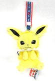 Jolteon Pokemon XY I Love Eevee Big Stuffed Toy that Can Be Attached To Bag 2 Mascot [USED]