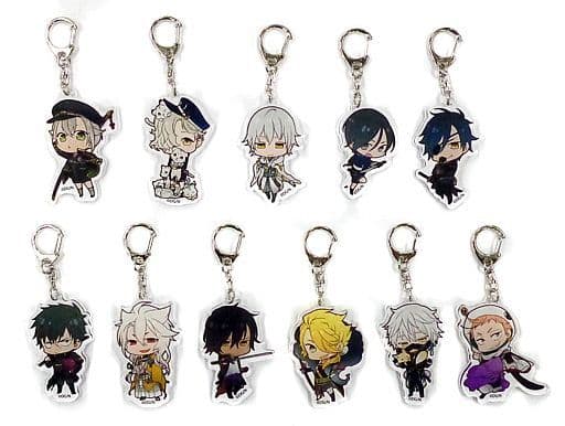 Kogitsunemaru, etc. Touken Ranbu ONLINE Trading Acrylic Key Chains Vol.2 Good Smile animatecafe Limited All 11 Types Set Key Chain [USED]